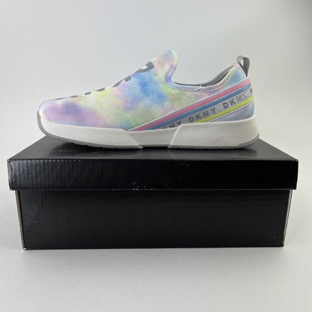 DKNY Womens Size 5 Maddie Tye Dye Colorful Slip-On Shoes DKN175 New with Box